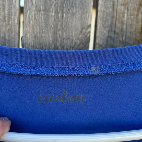 Caslon vneck tshirt size xl 3/4 sleeve - Picture 4 of 7